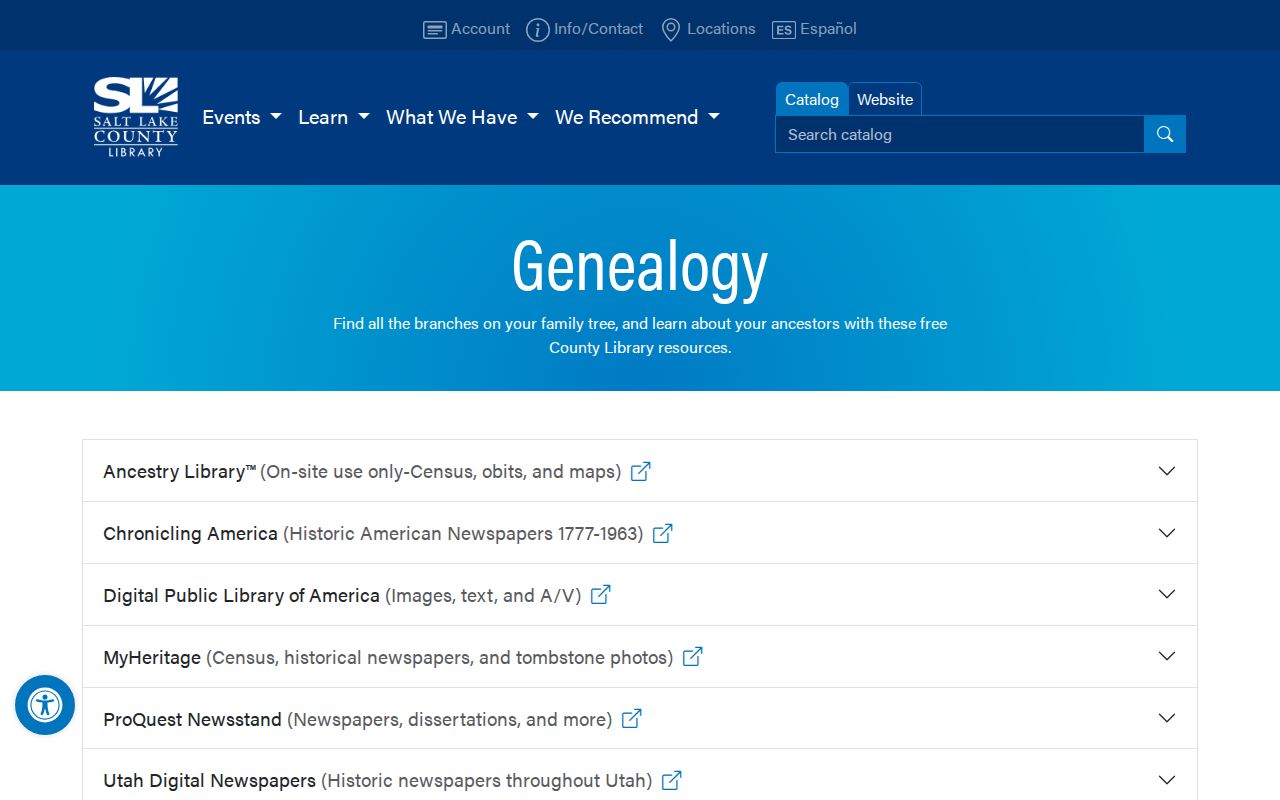 South Jordan people directories library genealogy resources