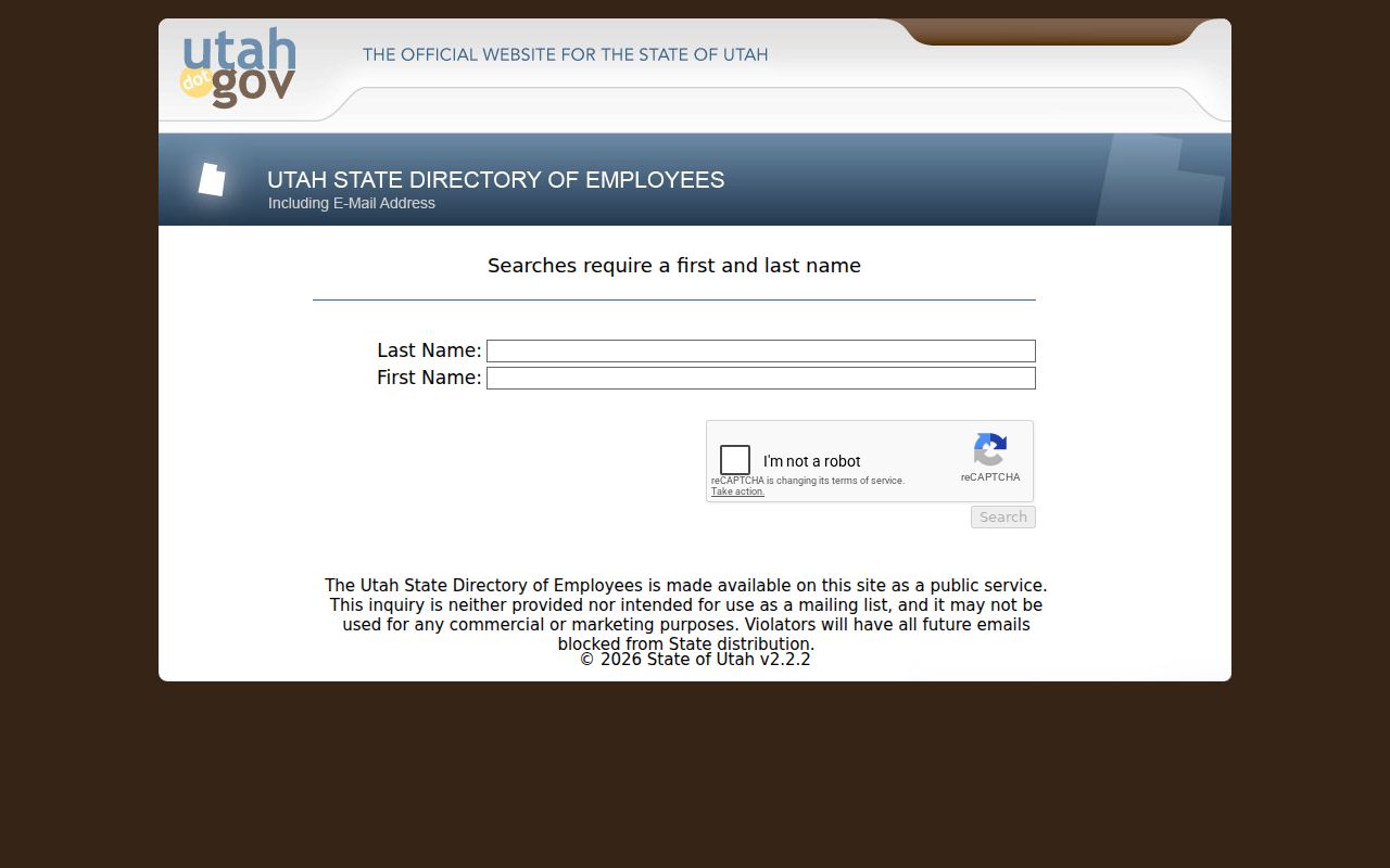 South Jordan people directories Utah state staff lookup